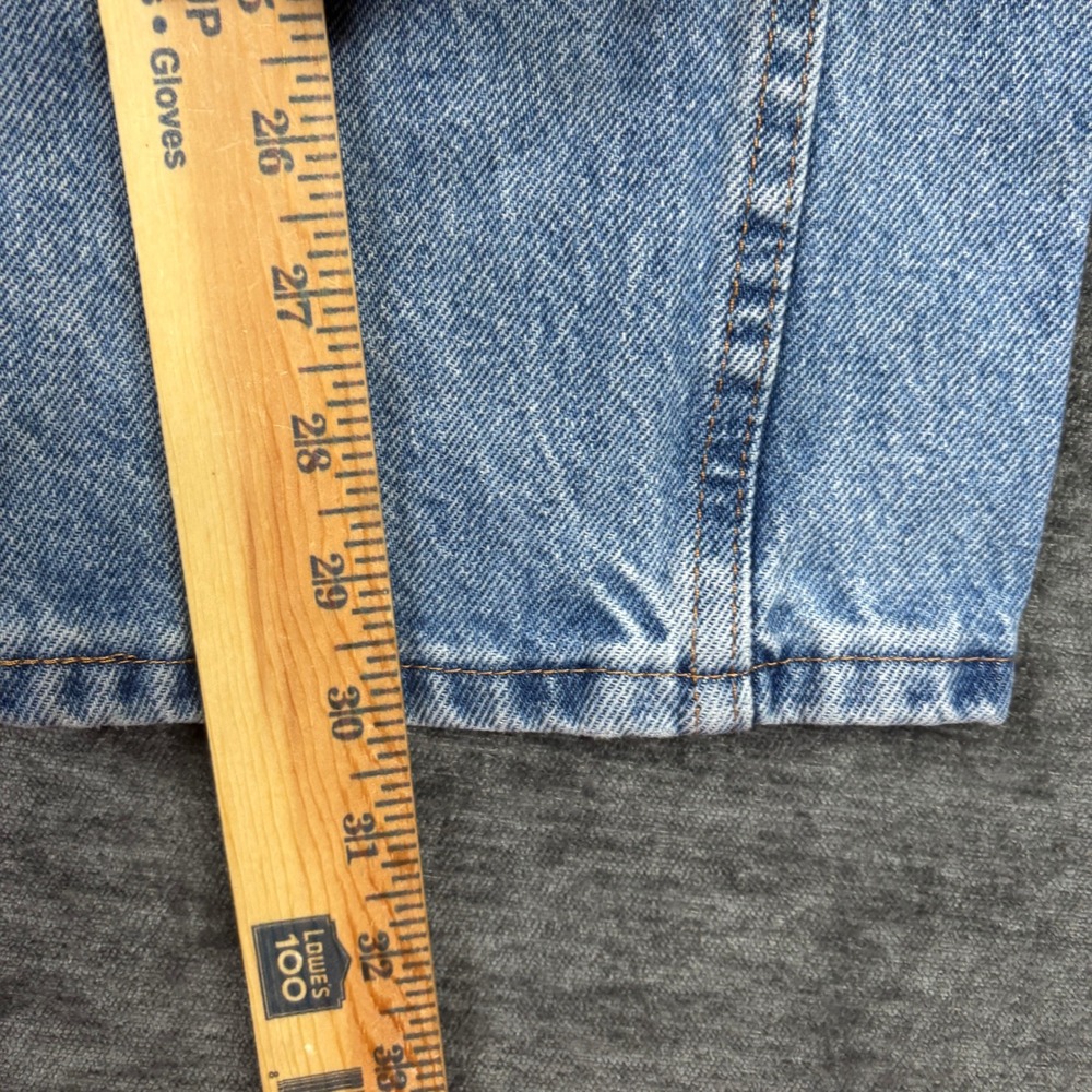Rustler Straight Leg Denim Jeans Mens 32x30 Light Wash Cowboy Rodeo Western Y2K - Picture 11 of 12